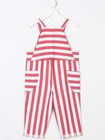 Thumbnail for your product : Caffe Caffe' D'orzo striped dungarees