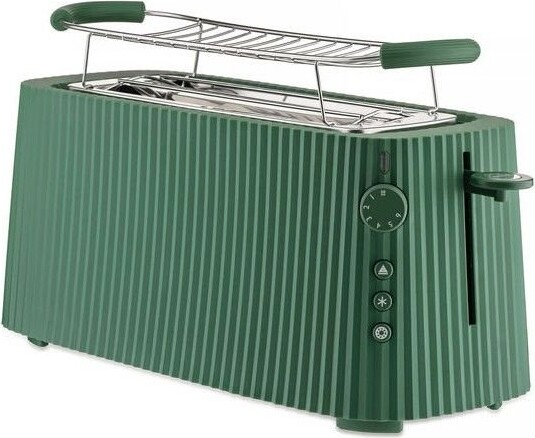 Alessi Plissé Long Double Compartment Toaster