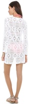 Thumbnail for your product : Milly Mykonos Crochet Tunic Cover Up