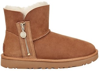 uggs with gold zipper