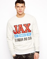 Thumbnail for your product : ASOS Sweatshirt With Print and Embroidery