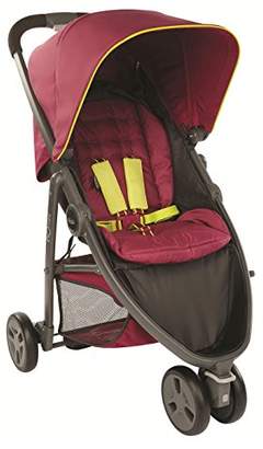 Graco Evo Mini Lightweight Stroller/Pushchair, Berry
