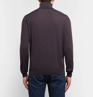 Ermenegildo Zegna Wool And Cashmere-Blend Rollneck Sweater