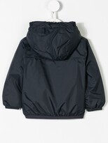 Thumbnail for your product : K Way Kids Logo Hooded Rain Jacket