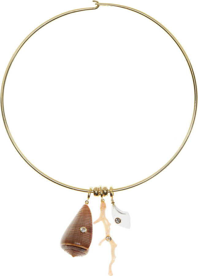 Eliou Briny Gold-Plated Muti-Stone Necklace
