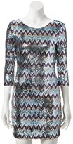 Thumbnail for your product : Lily rose chevron sequin dress - juniors
