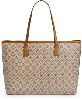 Tory Burch T Monogram Coated Canvas Tote - ShopStyle Shoulder Bags