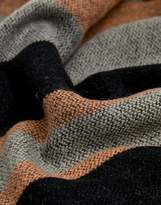 Thumbnail for your product : Pieces Block Stripe Long Scarf