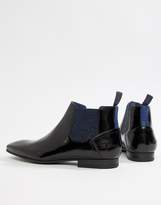 Thumbnail for your product : Ted Baker Lameth chelsea boots in black high shine