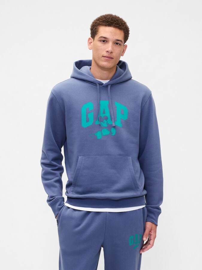 Disney &#215 Mickey Mouse Relaxed Logo Hoodie