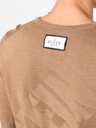 Philipp Plein Hexagon merino pullover top