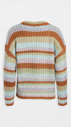 MinkPink Carol Stripe Knit Sweater