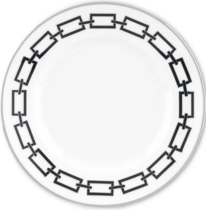 GINORI 1735 Catene Nero dessert plate (22cm)