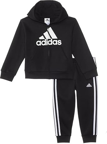 Adidas Originals Kids Adicolor Hoodie Set (Infant/Toddler) (Black/White)  Kid's Active Sets - ShopStyle