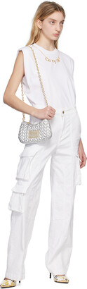Versace Jeans Couture Silver Scrunchie Bag