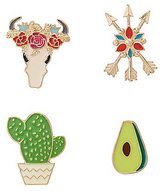 Thumbnail for your product : Charlotte Russe Assorted Pin Set - 4 Pack