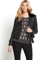 Thumbnail for your product : Superdry Bubble Biker Leather Jacket
