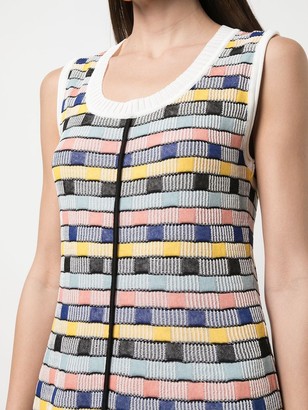 M Missoni Abstract Pattern Mini Dress