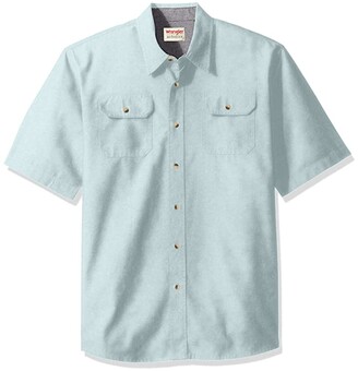 Wrangler Authentics Men's Big-Tall Short-Sleeve Classic Woven Shirt