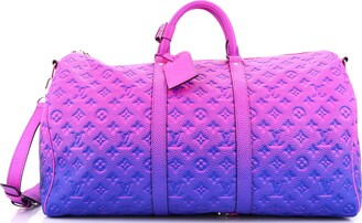 Louis Vuitton Keepall Bandouliere Bag Limited Edition Illusion Monogram Taurillon  Leather 50 - ShopStyle