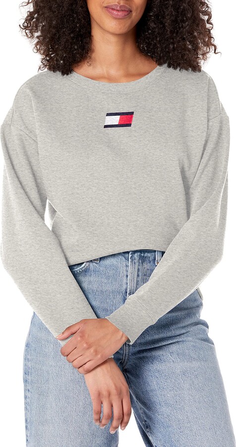 Tommy Hilfiger Gray Women's Sweatshirts & Hoodies | ShopStyle