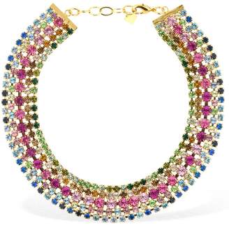 Ca&Lou Teodora Multicolor Crystal Necklace