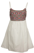 Thumbnail for your product : Ladakh Embroidered Scarf Print Dress