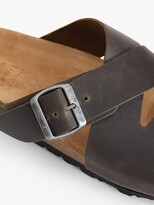 Thumbnail for your product : John Lewis & Partners Buckle Mule Sandals, Dark Brown