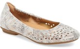 Thumbnail for your product : Earth 'Breeze' Laser Cut Leather Ballet Flat (Women)