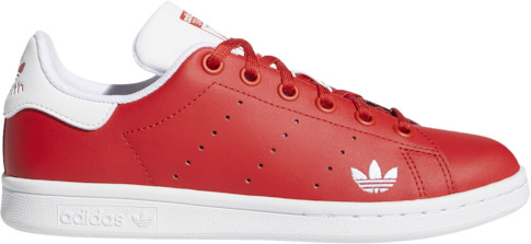 adidas Stan Smith Tennis Shoes - Red 