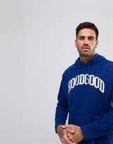 Thumbnail for your product : Pull&Bear Slogan Hoodie In Blue