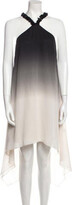 Halterneck Knee-Length Dress 