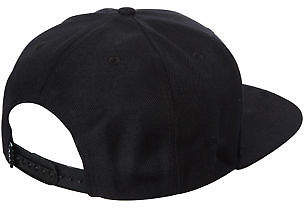 Swell New Men's Stamped Snapback Cap Cotton Pu Acrylic Black