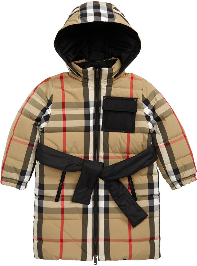 Burberry Kids' Hester Reversible Down Parka - ShopStyle Girls' Outerwear