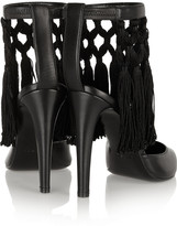 Thumbnail for your product : Altuzarra Triton fringed leather pumps