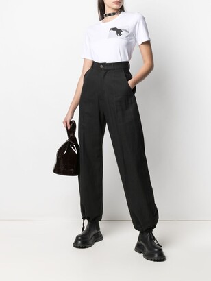 Societe Anonyme High-Rise Wide-Leg Trousers