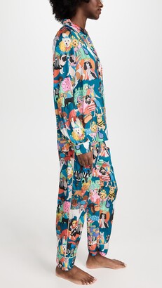 Karen Mabon Fancy Dress Dogs Long Pajama Set