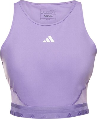 Adidas Women Running Medium-Support Bra In Purple, 54% OFF