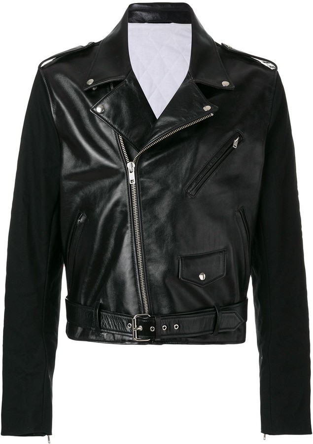 Calvin Klein Leather Jacket Mens | Shop the world's largest collection of  fashion | ShopStyle
