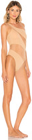 Thumbnail for your product : Norma Kamali Snake Mesh One Piece