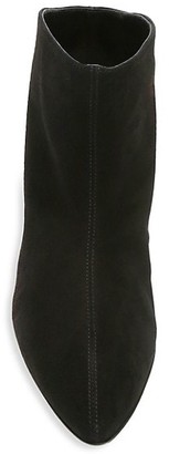 Alaia Kitten-Heel Suede Ankle Boots