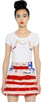 Marc Jacobs Victoria Legs Printed Jersey T-Shirt