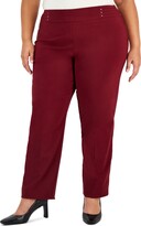 Thumbnail for your product : JM Collection Plus Size Tummy Control Pull-On Slim-Leg Pants, Created for Macy's