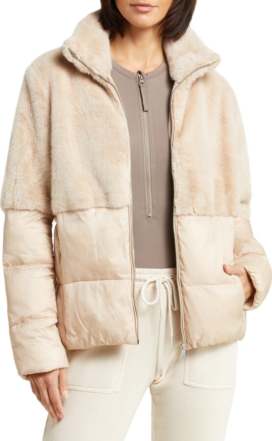 Taupe Faux Fur Coat | Shop The Largest Collection | ShopStyle