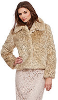 Thumbnail for your product : Eliza J Leopard-Print Faux-Fur Jacket