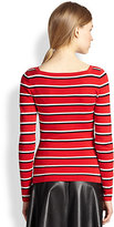 Thumbnail for your product : Michael Kors Compact Knit Stripe Top
