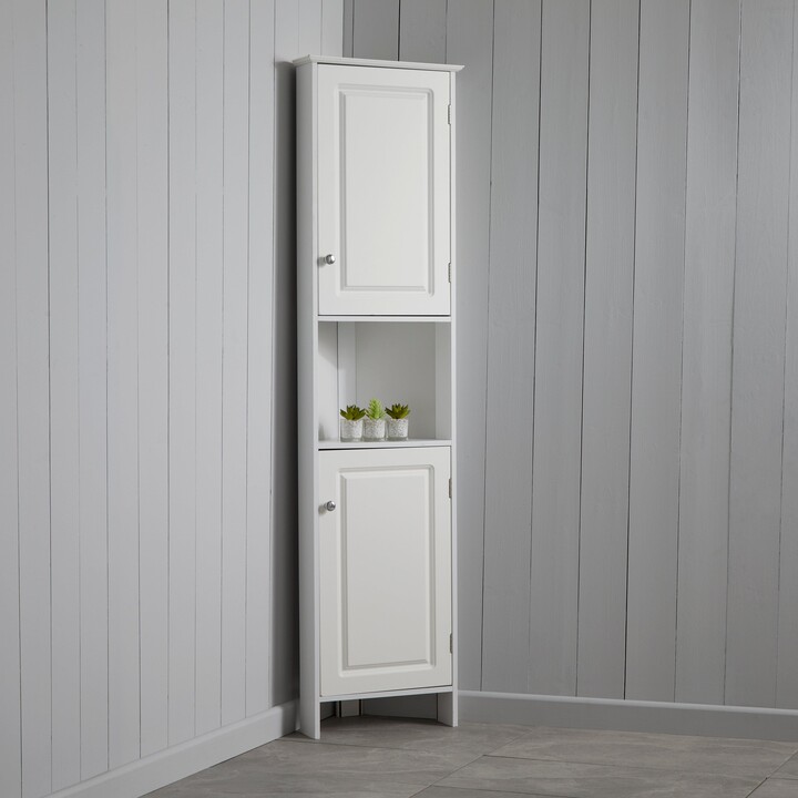 House and Homestyle Bathroom Tall Corner Storage ShopStyle