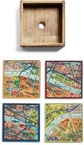 Thumbnail for your product : Santa Barbara Design 'Central Paris' Square Glass Coasters (Set of 4)