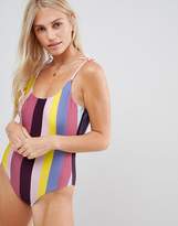 Thumbnail for your product : Ted Baker Penolia retro stripe swimsuit