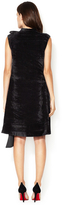 Thumbnail for your product : Giorgio Armani Velvet Asymmetrical Printed Front Dress